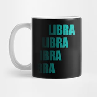 Libra Text Design Mug